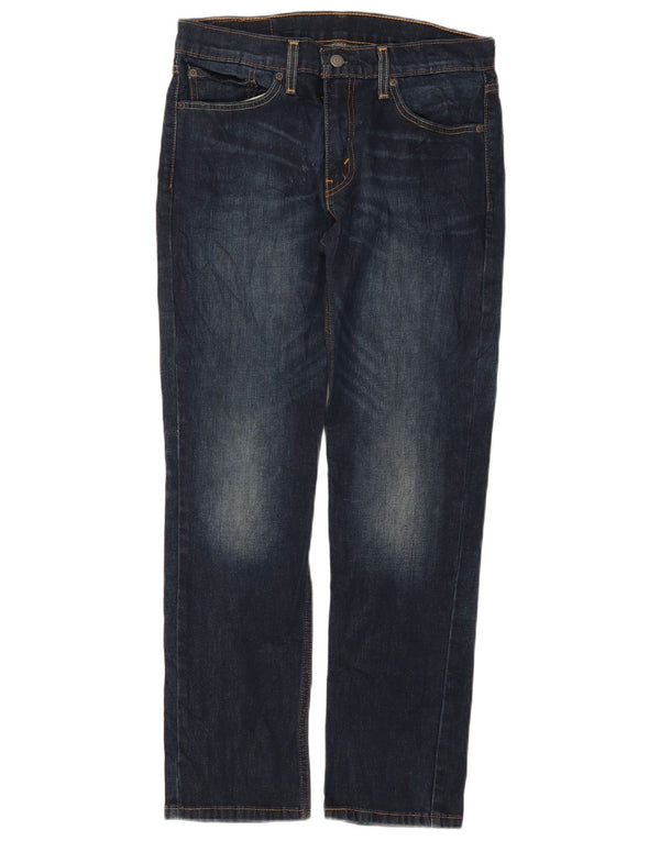 Мужские джинсы Levi's 511 Slim W32 L30 Темно-синие, хлопок