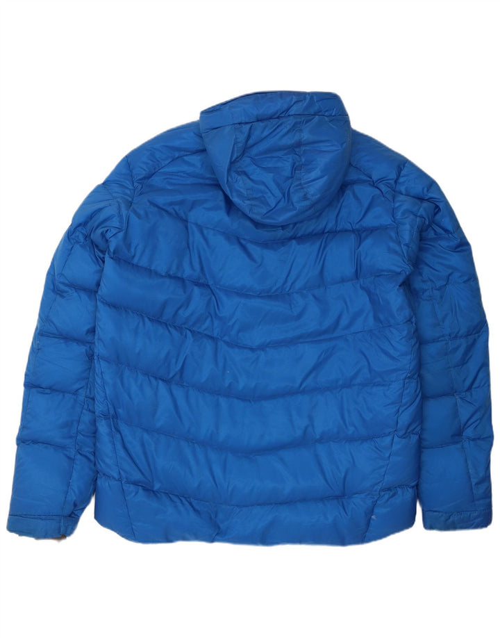 Мужская стеганая куртка с капюшоном Jack Wolfskin UK 44/46 XL, синий полиэстер