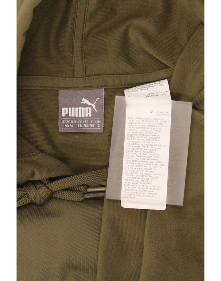 Женский джемпер с капюшоном Puma UK 14, средний хаки, полиэстер