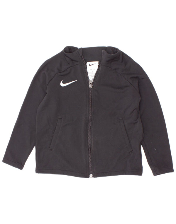 Спортивный костюм Nike для девочек Dri Fit, верхняя куртка, 4–5 лет, маленький черный полиэстер