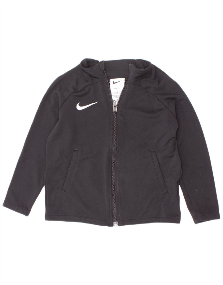 Спортивный костюм Nike для девочек Dri Fit, верхняя куртка, 4–5 лет, маленький черный полиэстер
