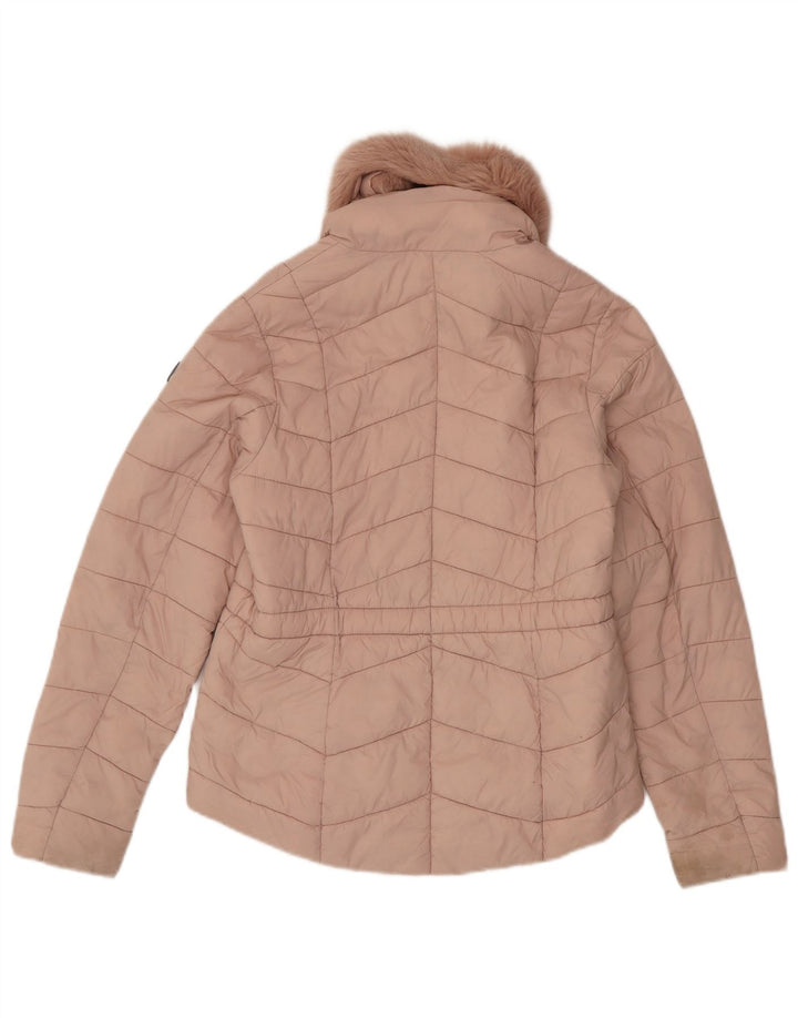 Утепленная куртка Barbour для девочек 12-13 лет XL, розовый полиамид