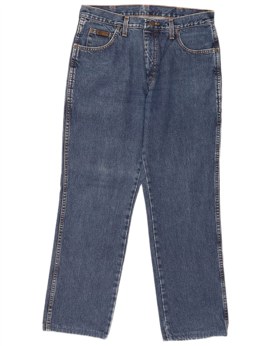 Мужские прямые джинсы Wrangler Texas W34 L29, синий хлопок
