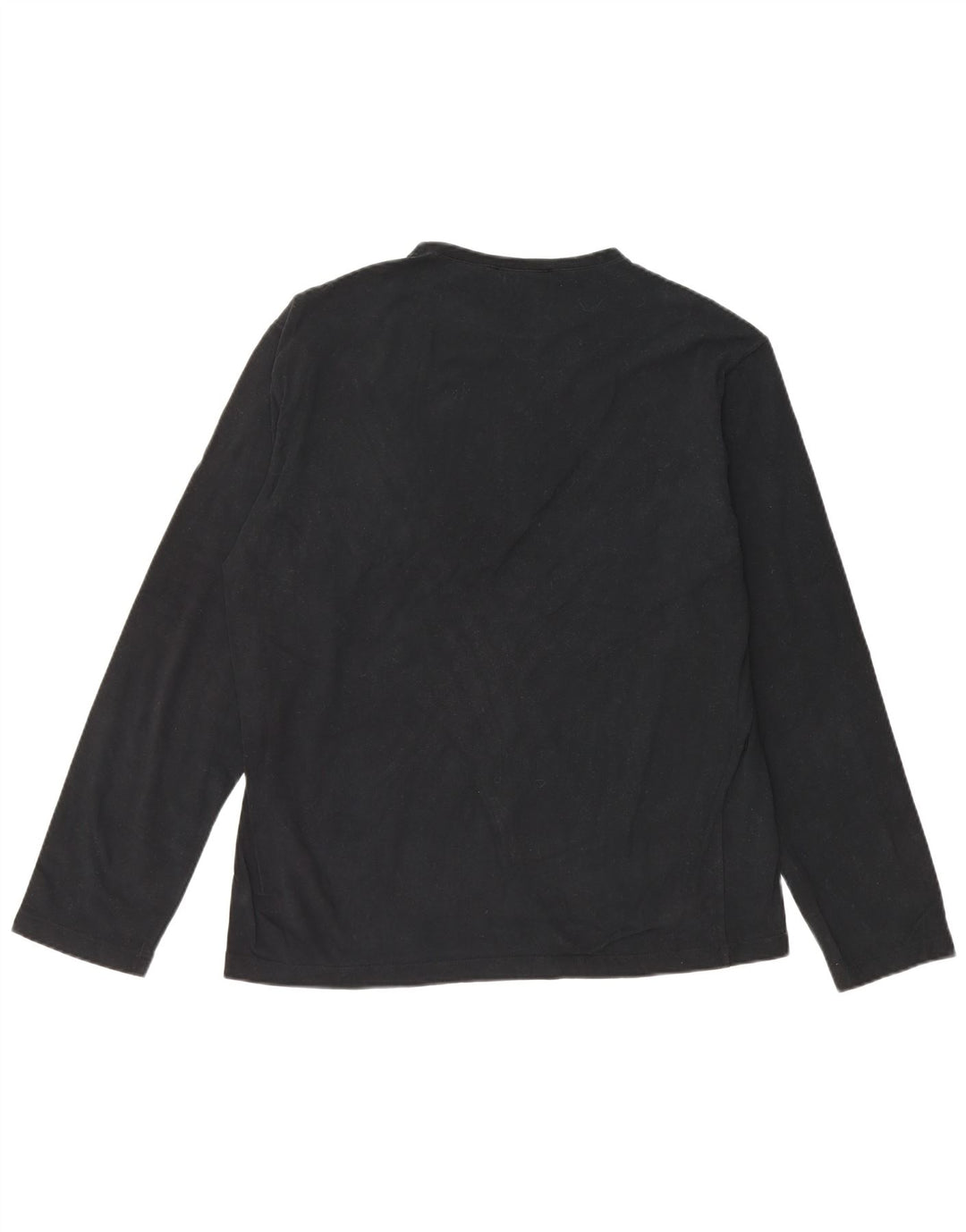 FRED PERRY Мужской топ с длинным рукавом XL, черный хлопок