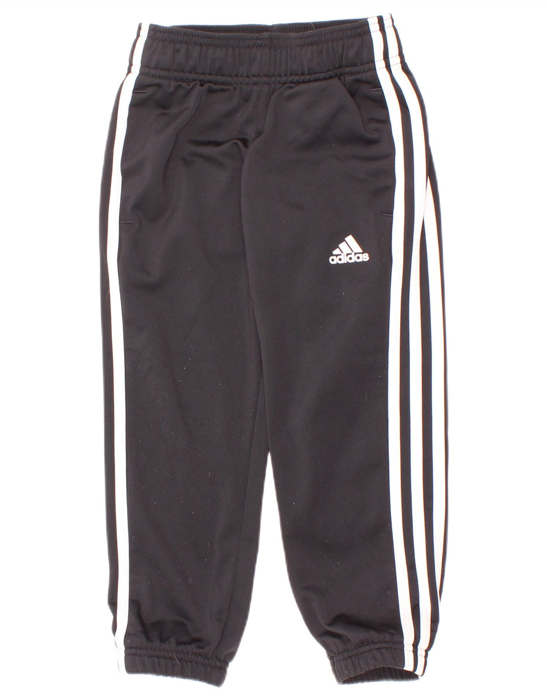 Спортивный костюм Adidas для мальчиков, брюки для бега, 3-4 года, черный полиэстер