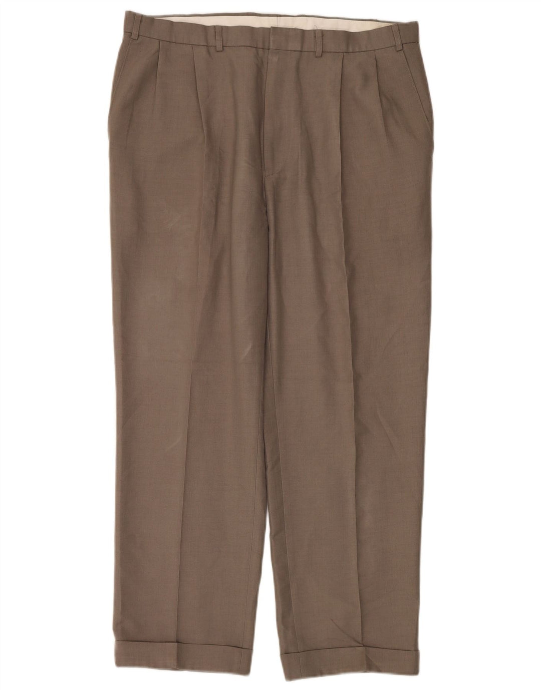 Мужские повседневные брюки Marks & Spencer St. Michael с привязкой W38 L29 коричневые
