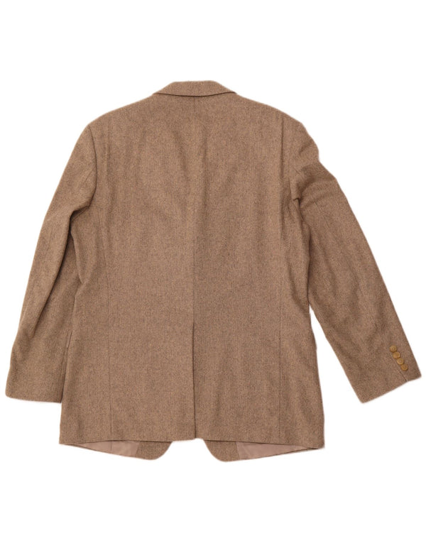 Мужской пиджак HUGO BOSS Rossellini IT 52 XL Коричневый в елочку