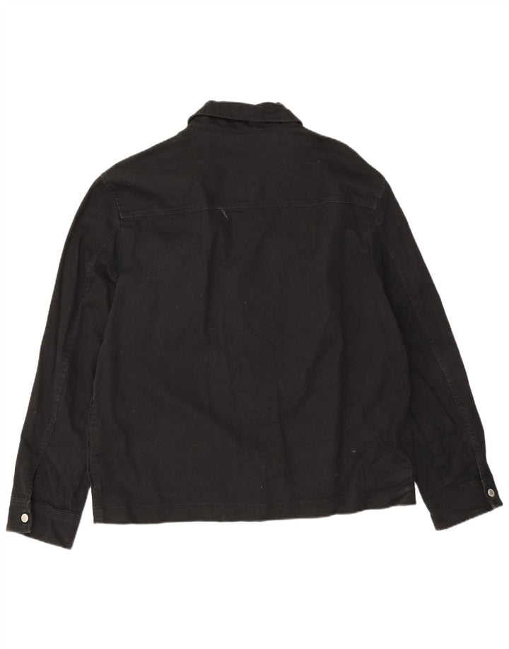 Мужская куртка-бомбер Zara UK 42 XL, черный хлопок