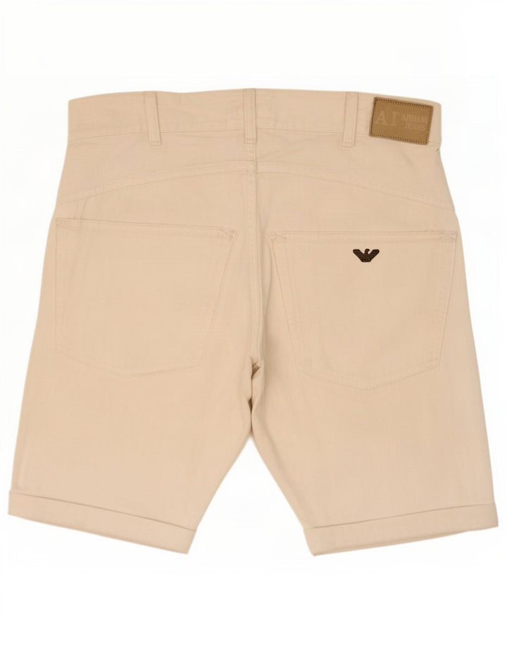 Мужские джинсовые шорты Armani Medium W30 Белый хлопок