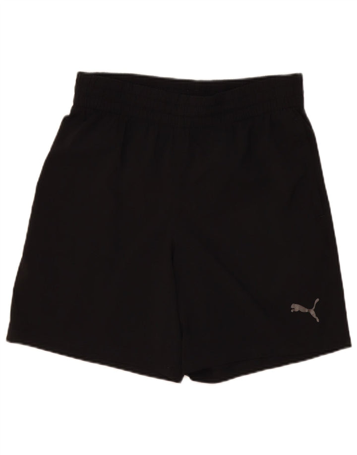 Мужские спортивные шорты Puma, маленькие черные из полиэстера