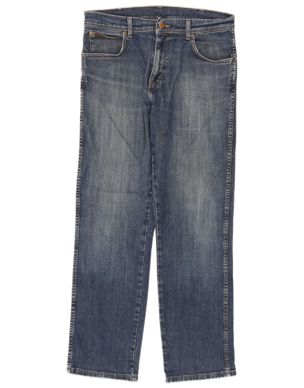 Джинсы мужские прямые Wrangler W32 L30 синие