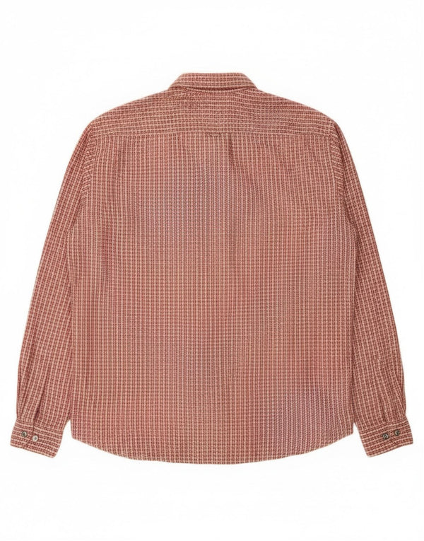 SALEWA Мужская флисовая рубашка XL, красная клетка, полиэстер