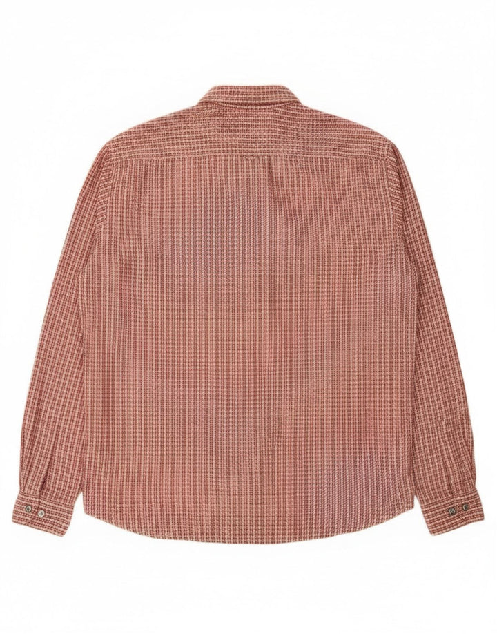 SALEWA Мужская флисовая рубашка XL, красная клетка, полиэстер