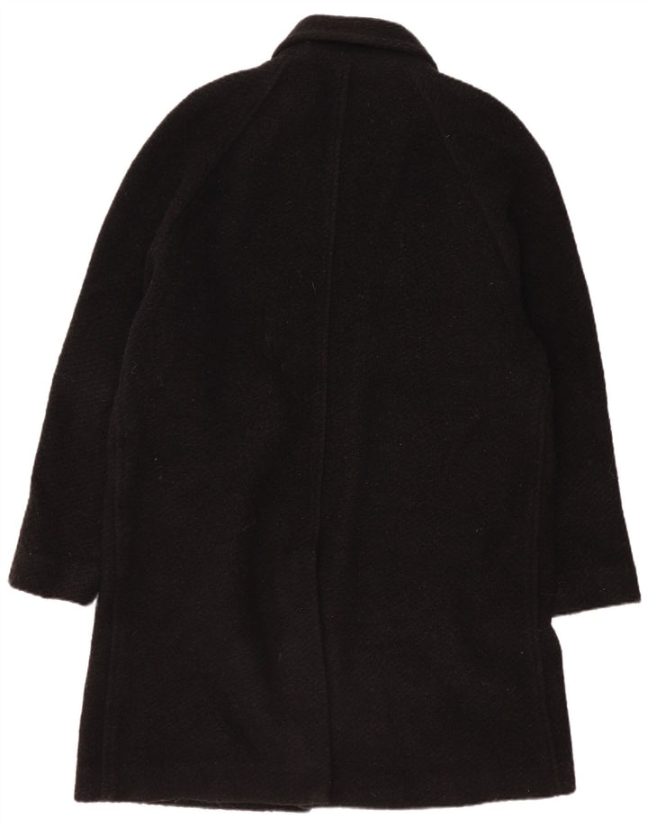 Мужское пальто Zara UK 40, большое черное шерстяное