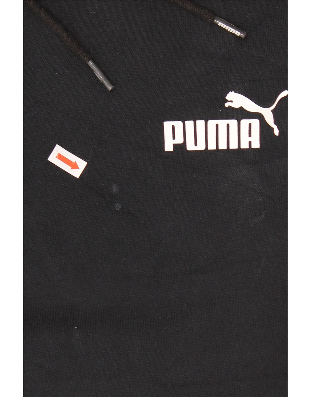 Мужской джемпер с капюшоном Puma, средний черный, хлопок