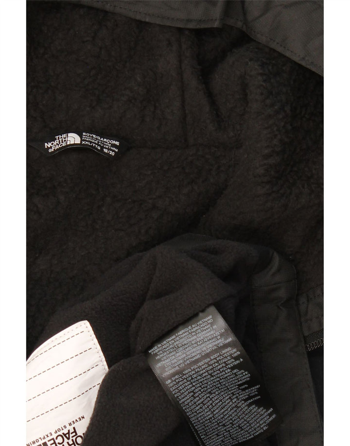 THE NORTH FACE Ветровка для мальчиков с капюшоном 15-16 лет, 2XL, черная