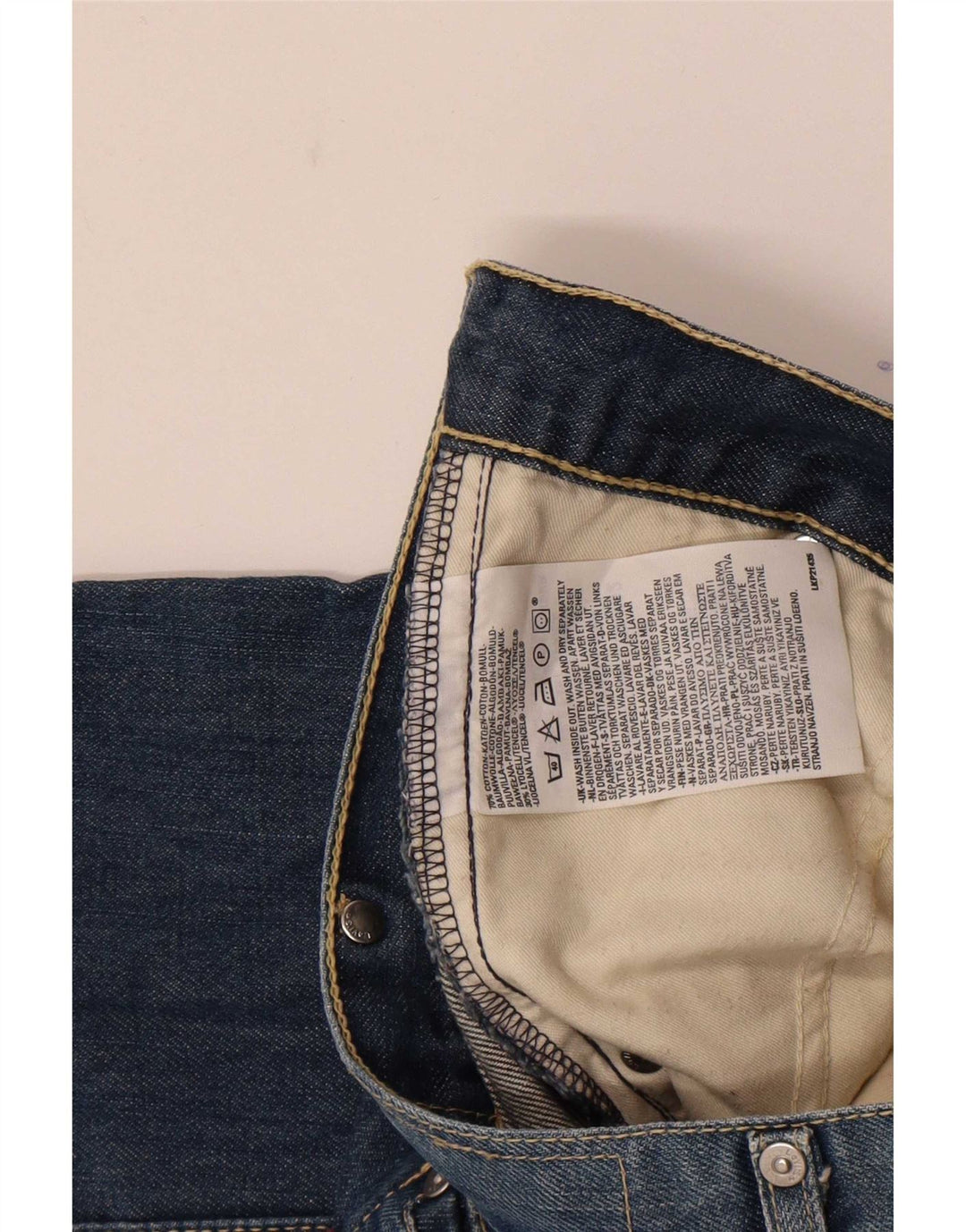 Мужские джинсы-бананы Levi's Bootcut W30 L29, синие, хлопок