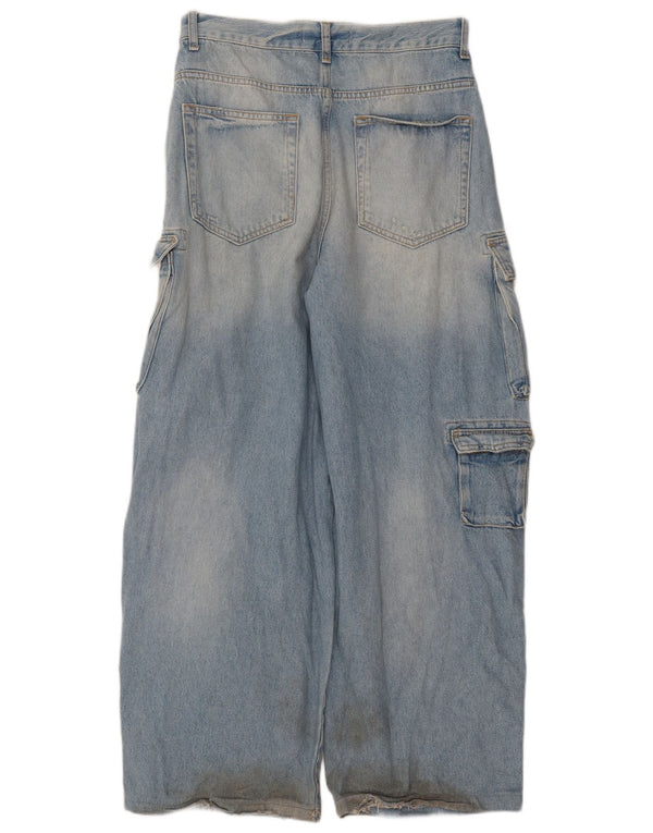 Zara Мужские широкие джинсы-карго EU 40 Medium W31 L29 Синий