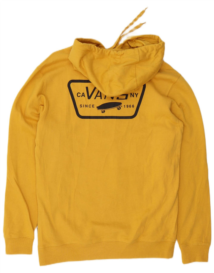 Мужской джемпер с капюшоном с рисунком Vans, маленький желтый