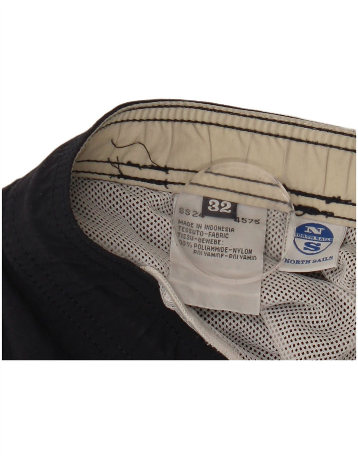 NORTH SAILS Мужские шорты для плавания с рисунком, средний темно-синий, полиамид