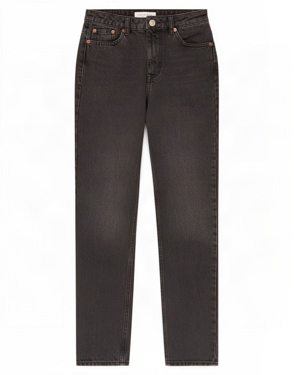 Женские зауженные джинсы Topshop W26 L27, черный хлопок