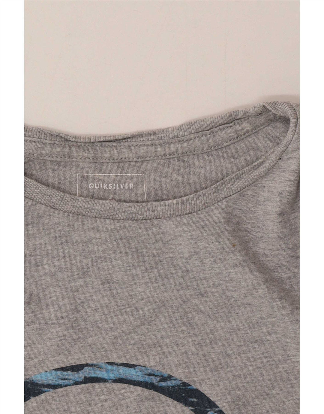 Мужская футболка с рисунком Quiksilver, большая серая