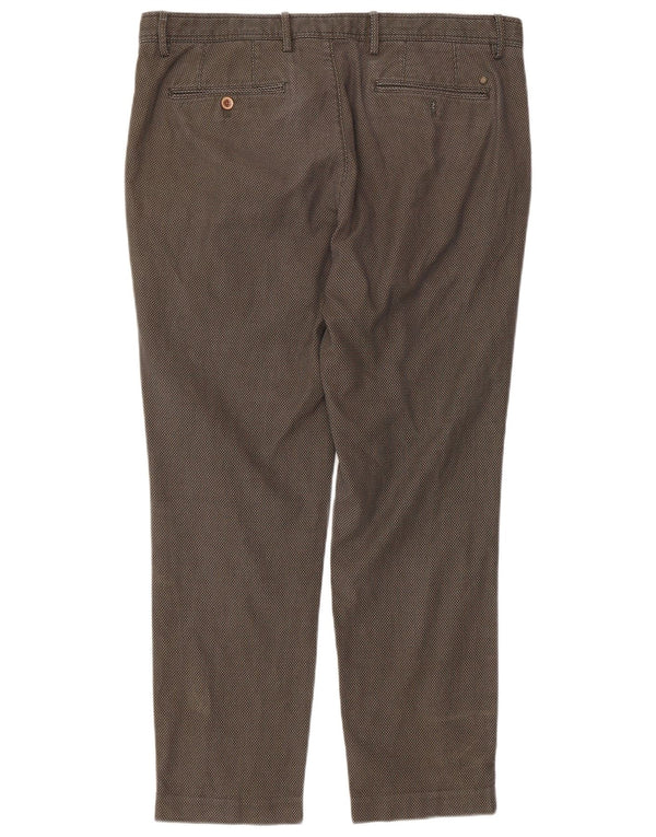 Мужские брюки-чиносы Massimo Dutti EU 46 XL W36 L28 в клетку хаки
