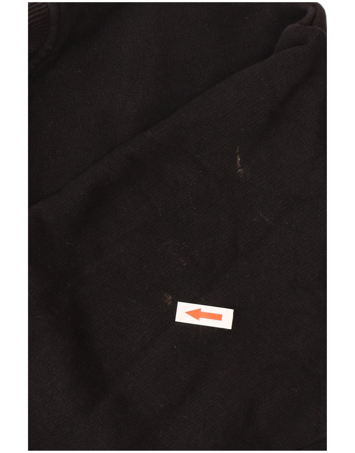 Мужской свитшот K-Way, большой черный хлопковый джемпер