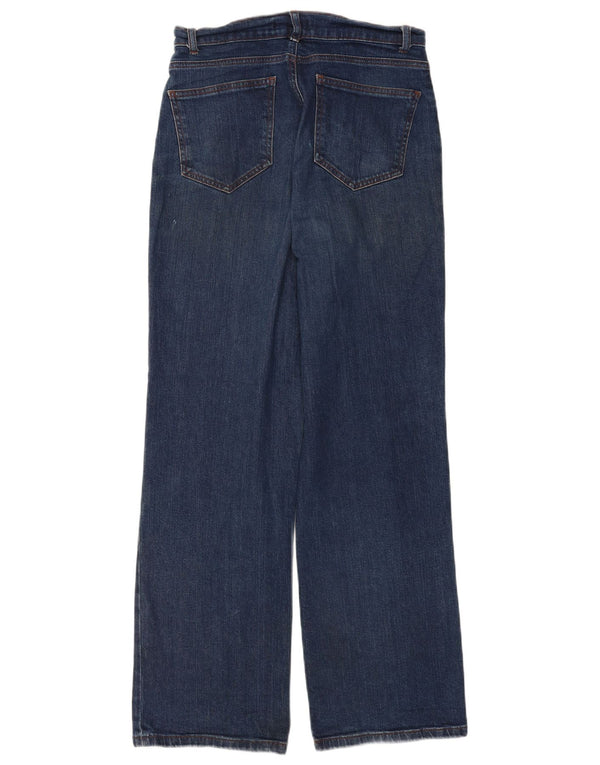 Женские широкие джинсы MINT VELVET UK 12, средние W30 L30, синий хлопок