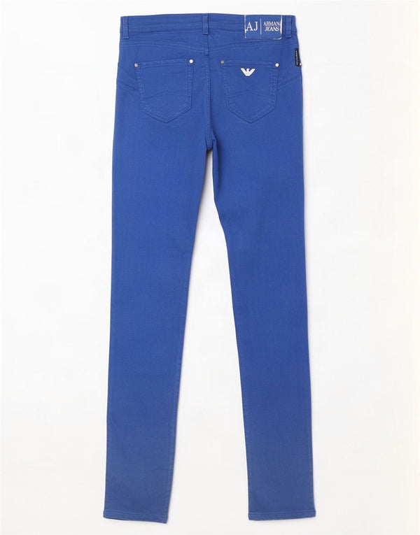 Armani Jeans Женские узкие джинсы с эффектом пуш-ап W24 L28 Синий модал