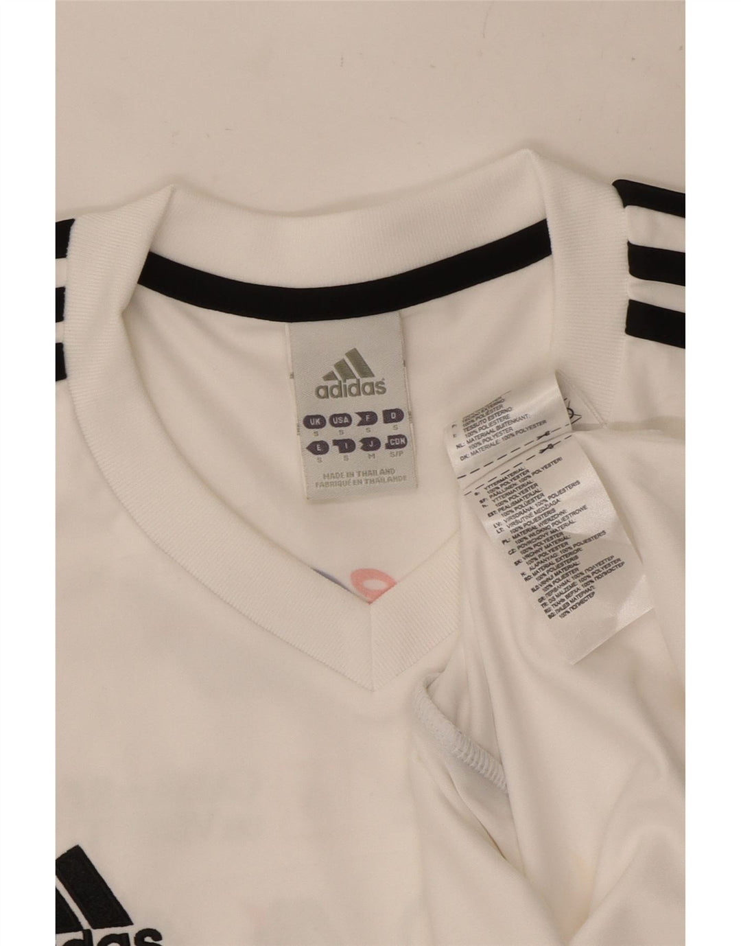 Мужская футболка ADIDAS Climalite с рисунком, маленький белый полиэстер