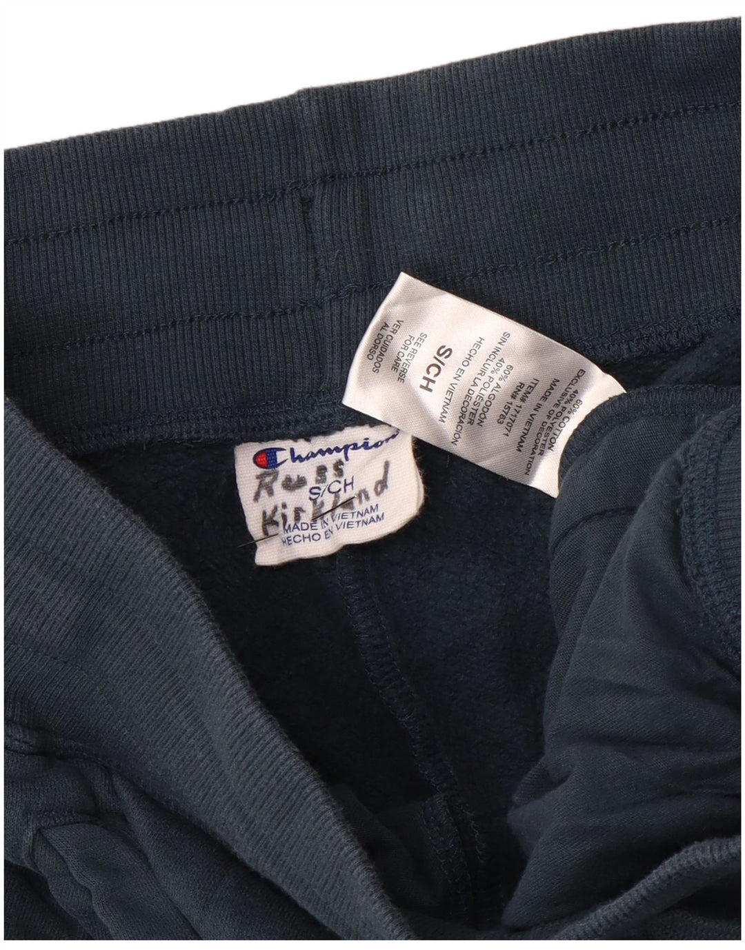 Женский спортивный костюм CHAMPION Брюки-джоггеры UK 10, маленькие синие, хлопок