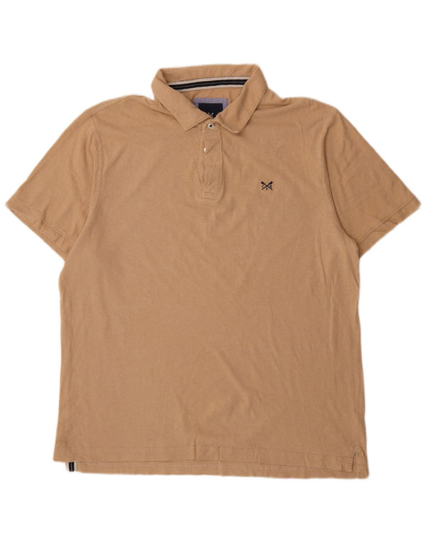 Мужская рубашка-поло Crew Clothing XL, бежевый хлопок