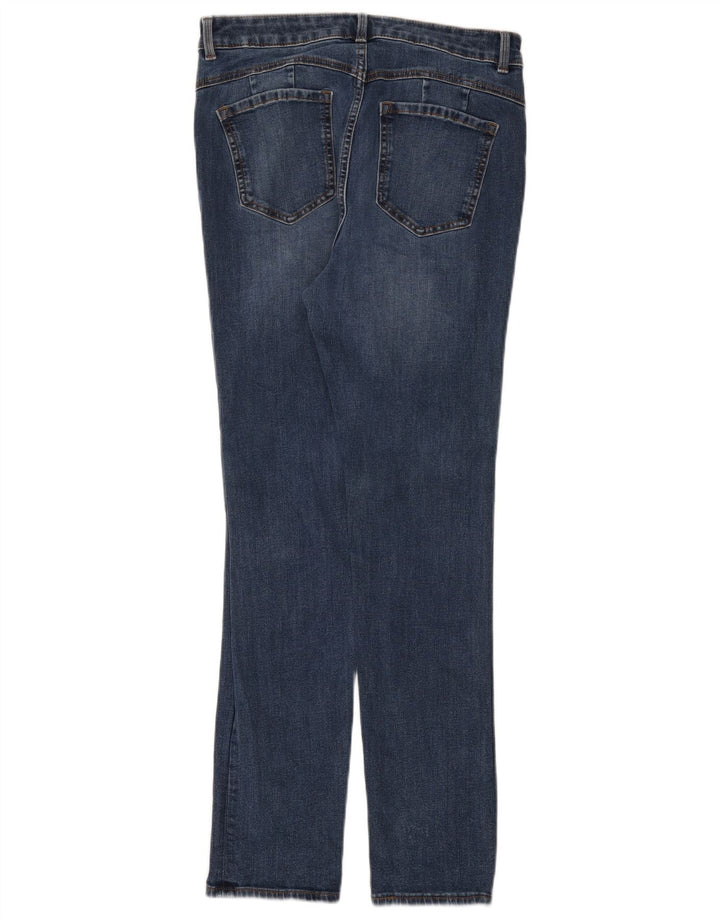 Женские джинсы Marks & Spencer Regular Slim UK 12, средние W30 L28, синие, хлопок