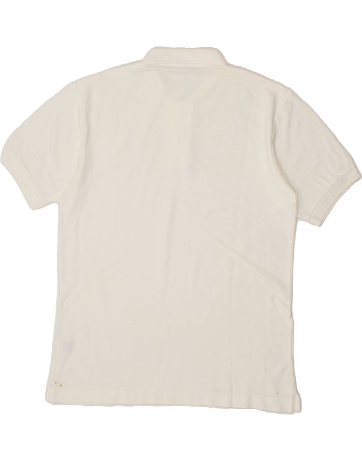 FILA Mens Polo Shirt Size 50 Medium White Cotton Vintage Fila and Second-Hand Fila from Messina Hembry 
