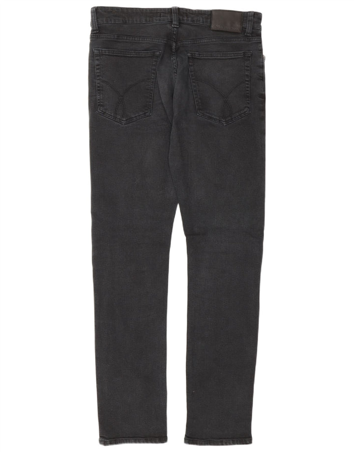 Мужские узкие джинсы Calvin Klein W31 L32, серый хлопок