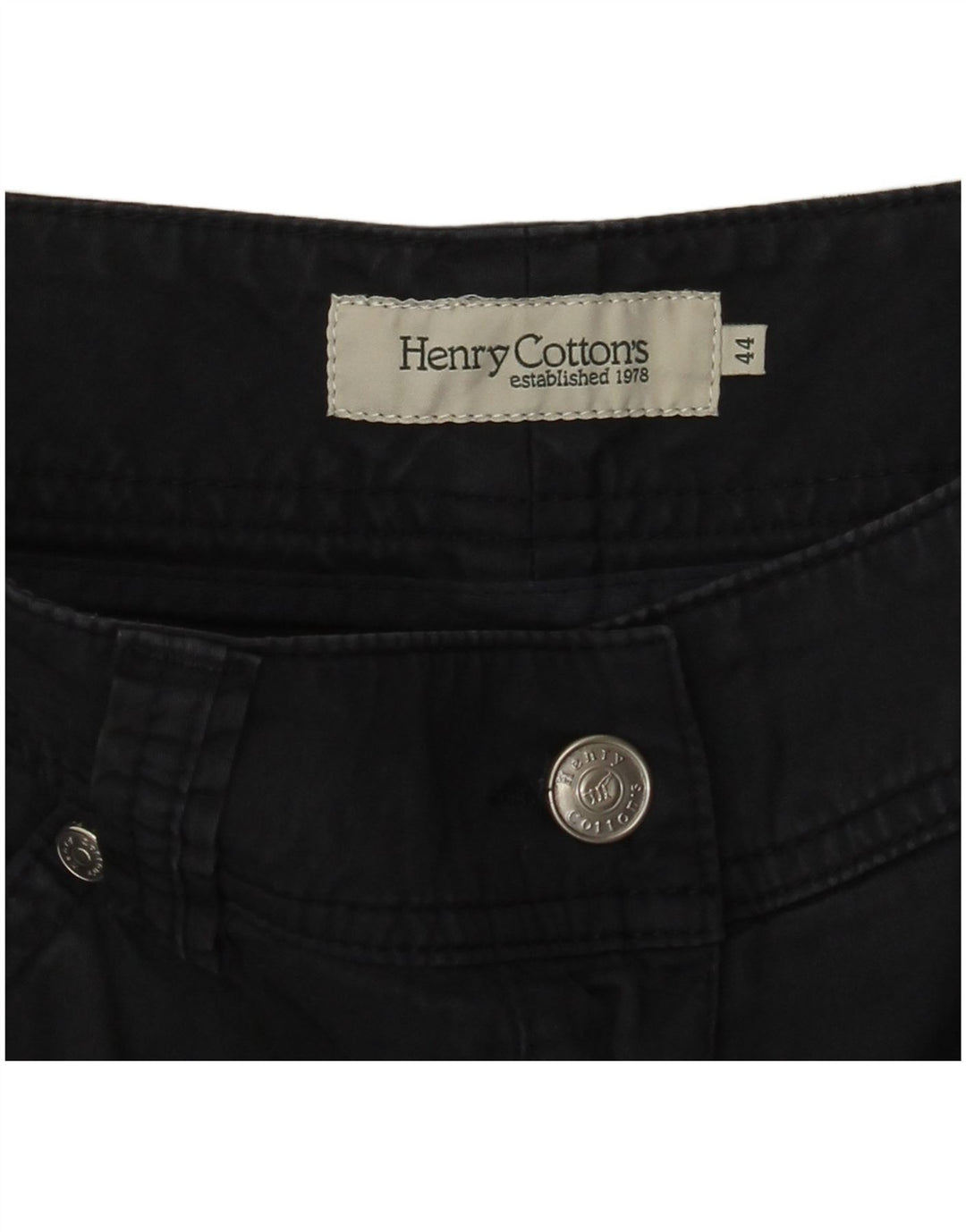 HENRY COTTONS Женские повседневные шорты IT 44 Medium W34 Темно-синие