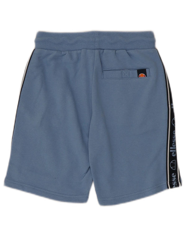 Спортивные шорты Ellesse с графическим рисунком для мальчиков 10–11 лет, синие, хлопковые с цветными блоками