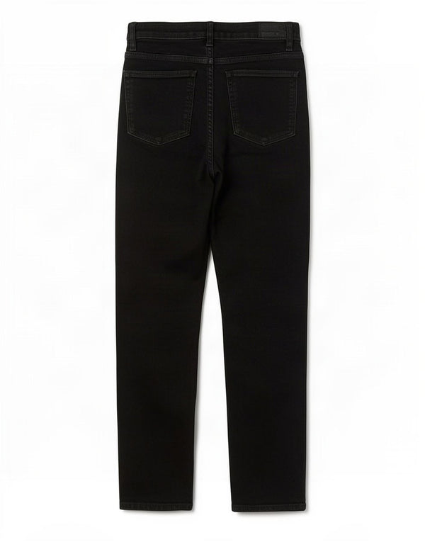 Женские укороченные джинсы Zara Slim EU 36 XS W26 L25, черные