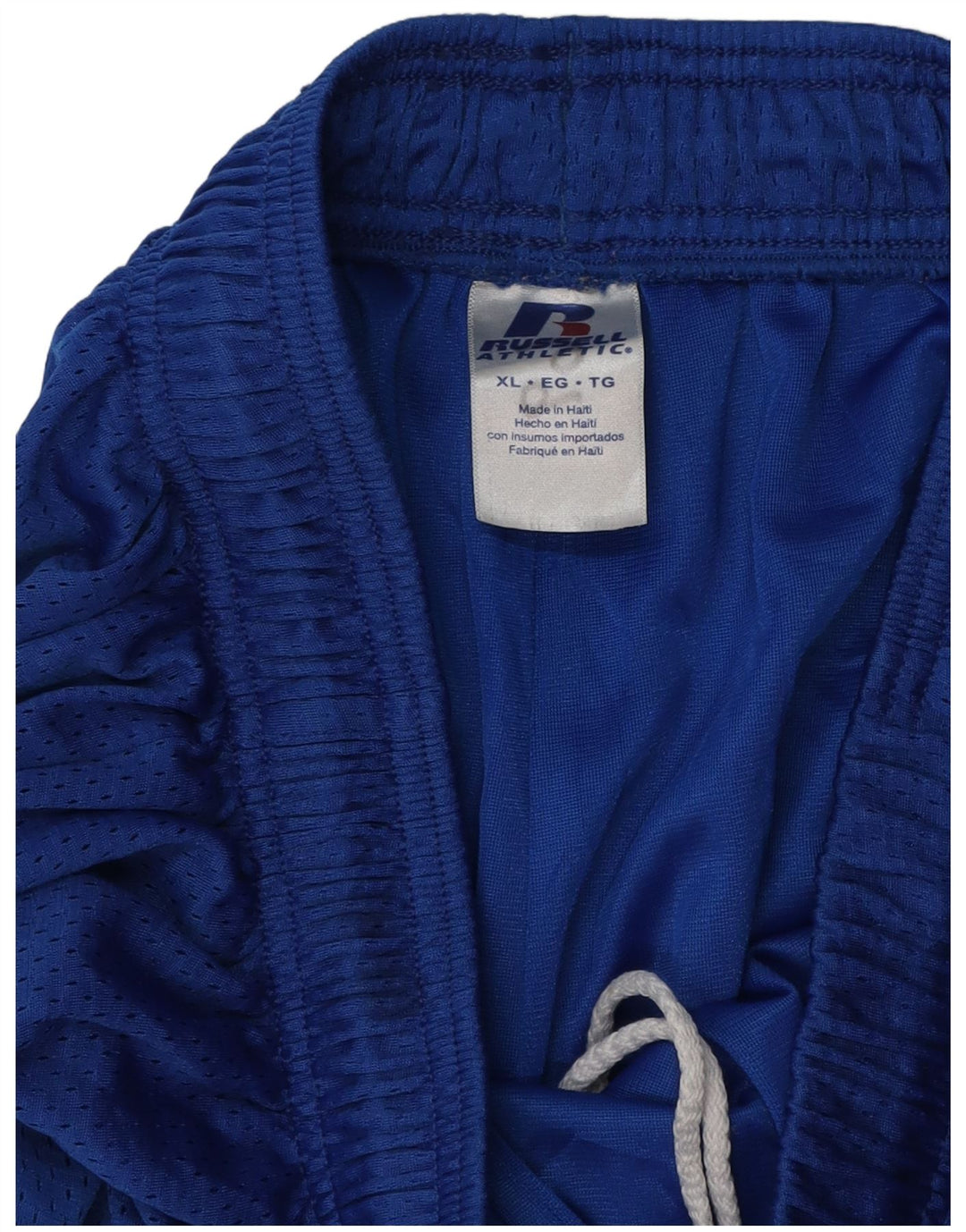 Мужские спортивные шорты с рисунком RUSSELL ATHLETIC XL, синие, полиэстер