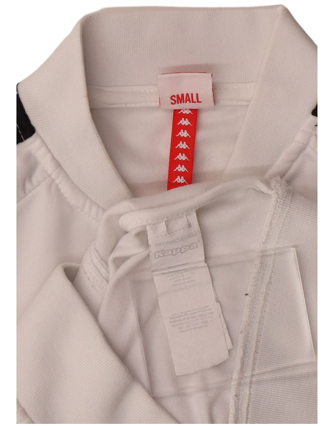 KAPPA Спортивный костюм с графическим рисунком для девочек, верхняя куртка, 11–12 лет, маленький белый