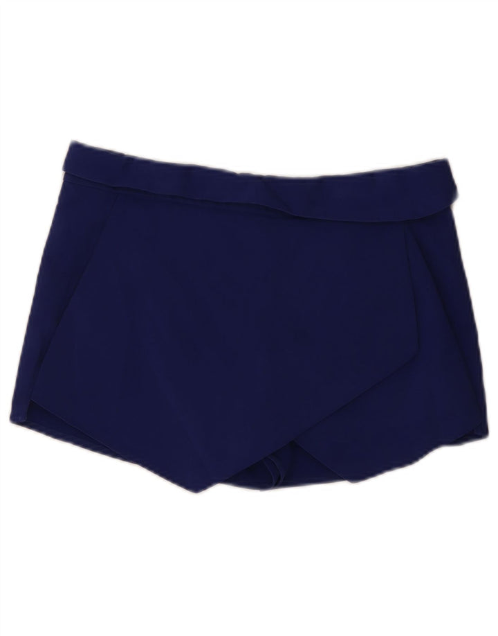 Женские шорты Zara Medium W28 Темно-синие, хлопок