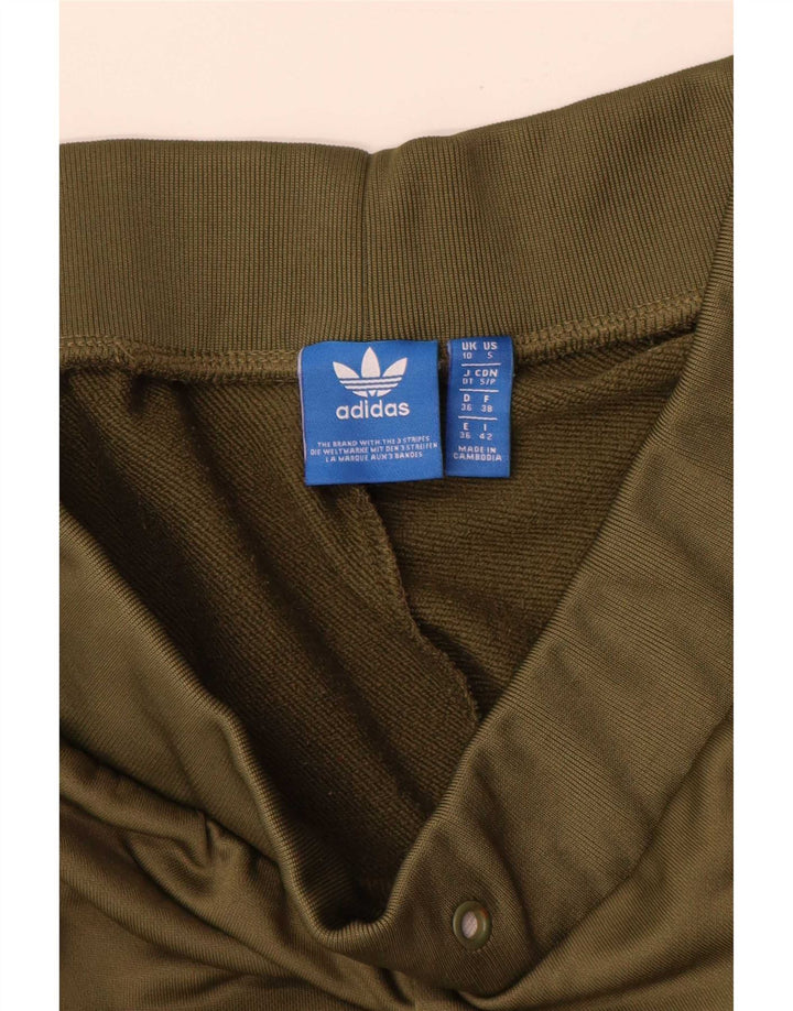 Женские спортивные брюки Adidas Joggers UK 10, маленький зеленый полиэстер