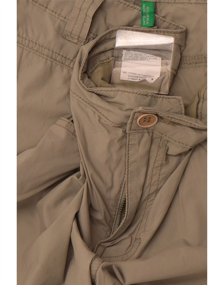 BENETTON Womens Shorts IT 46 Large W36  Khaki