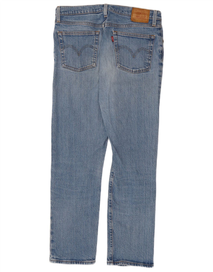 Женские прямые джинсы Levi's 501 W29 L28 синие, хлопок