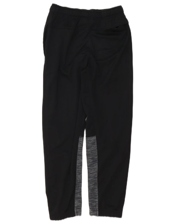 Nike Boys Tracksuit Trousers Joggers 12-13 Years Large Black Colourblock