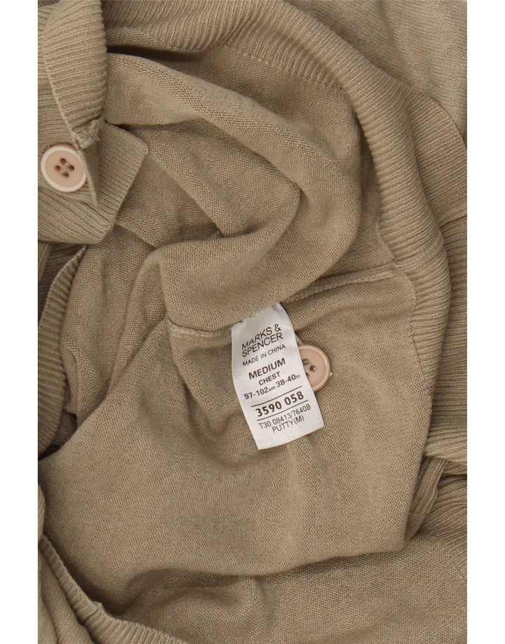 Женский кардиган Marks & Spencer Blue Harbour UK 12, средний бежевый