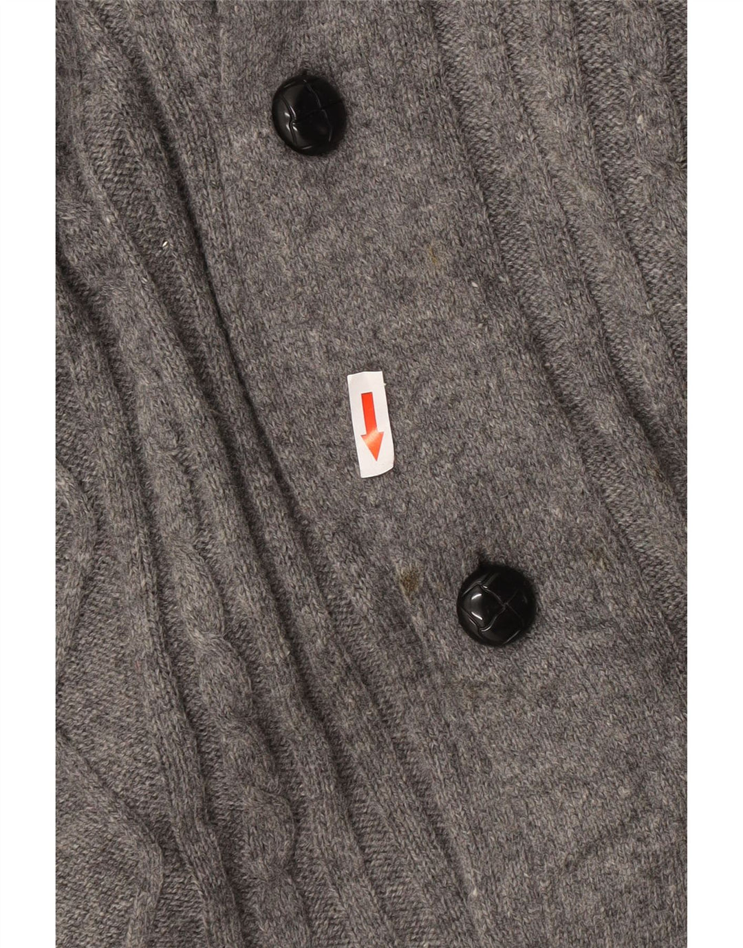 Мужской синий кардиган Marks & Spencer 2XL, серый в крапинку