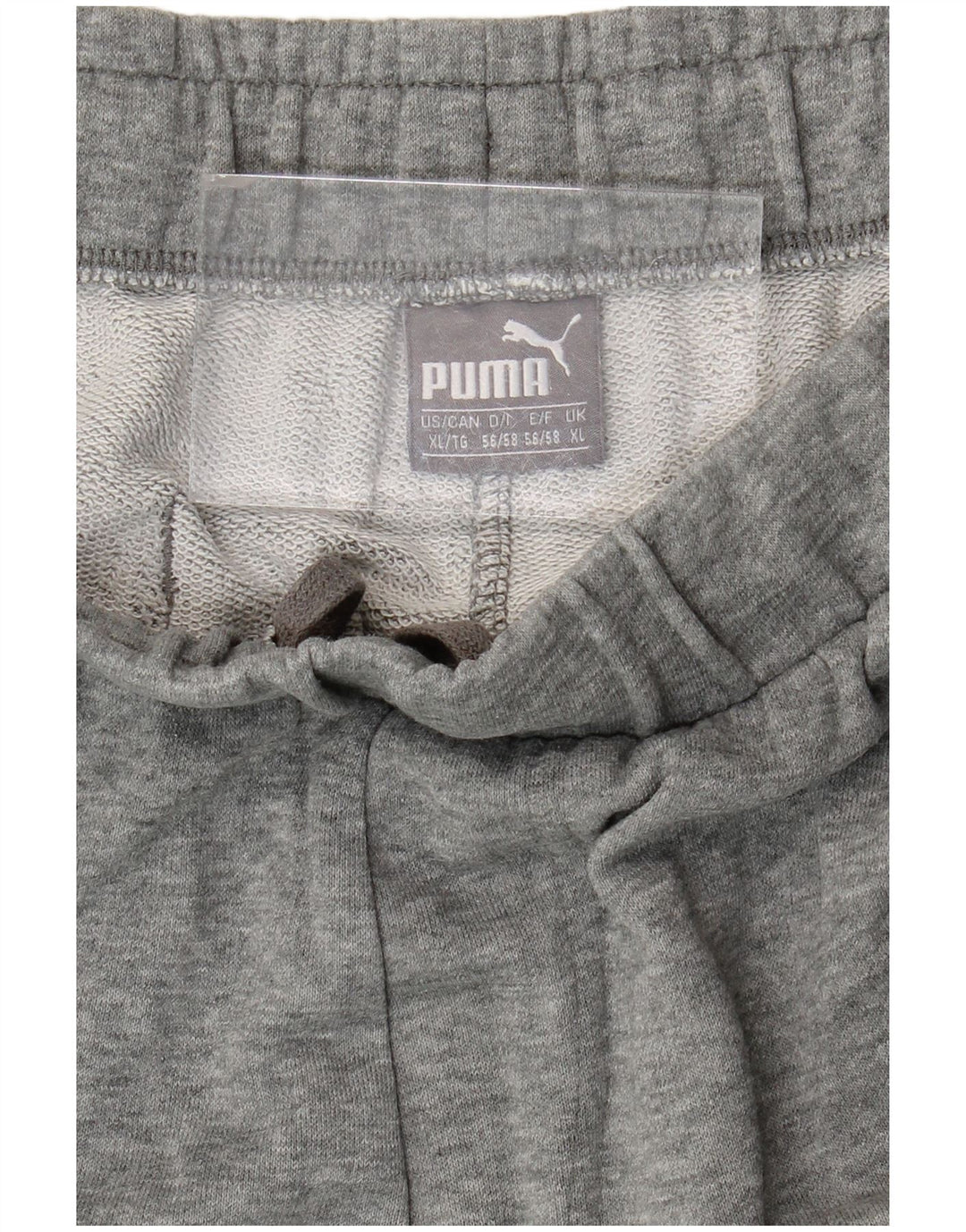 Мужские спортивные шорты с рисунком Puma XL серые с цветными блоками