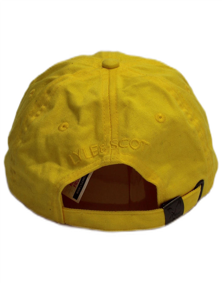 Мужская бейсболка с рисунком LYLE & SCOTT, один размер, желтая, хлопковая, классическая